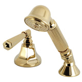 Deck Mount Hand Shower with Diverter for Roman Tub Faucet
