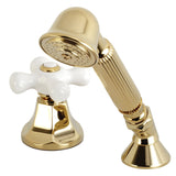 Deck Mount Hand Shower with Diverter for Roman Tub Faucet