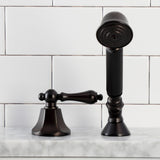 Deck Mount Hand Shower with Diverter for Roman Tub Faucet