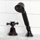 Deck Mount Hand Shower with Diverter for Roman Tub Faucet