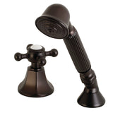 Deck Mount Hand Shower with Diverter for Roman Tub Faucet
