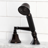 Deck Mount Hand Shower with Diverter for Roman Tub Faucet