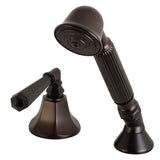 Deck Mount Hand Shower with Diverter for Roman Tub Faucet