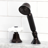Deck Mount Hand Shower with Diverter for Roman Tub Faucet