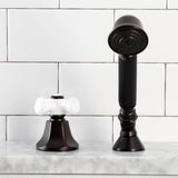 Deck Mount Hand Shower with Diverter for Roman Tub Faucet