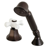 Deck Mount Hand Shower with Diverter for Roman Tub Faucet