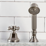 Deck Mount Hand Shower with Diverter for Roman Tub Faucet
