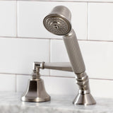Deck Mount Hand Shower with Diverter for Roman Tub Faucet