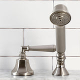 Deck Mount Hand Shower with Diverter for Roman Tub Faucet
