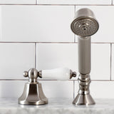 Deck Mount Hand Shower with Diverter for Roman Tub Faucet