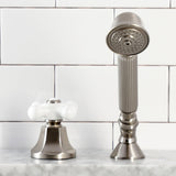 Deck Mount Hand Shower with Diverter for Roman Tub Faucet