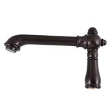 English Country 6-5/8" Brass Faucet Spout, 1.2 GPM