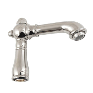 English Country 4-1/2" Brass Faucet Spout, 1.2 GPM