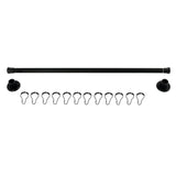 Edenscape 36-Inch to 60-Inch Adjustable Shower Curtain Rod with Rings