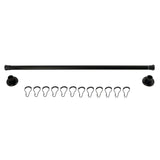 Edenscape 36-Inch to 60-Inch Adjustable Shower Curtain Rod with Rings