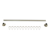 Edenscape 36-Inch to 60-Inch Adjustable Shower Curtain Rod with Rings