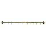 Edenscape 60-Inch to 72-Inch Adjustable Shower Curtain Rod with Rings Combo