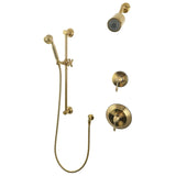 Pressure Balanced Shower System with Slide/Grab Bar and Hand Shower