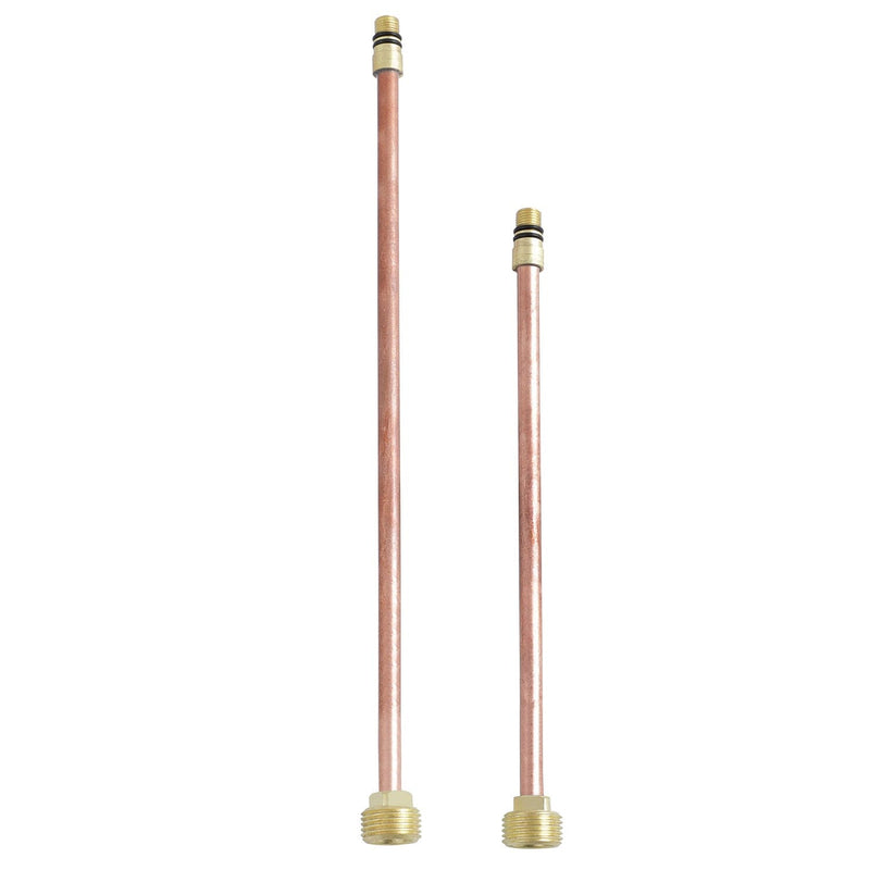 Steeloom 9" & 12" Supply Line, Male 3/8" UNF x Male 1/2" NPSM