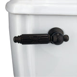 Georgian Front Mount Toilet Tank Lever