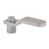 Convergent Metal Knurled Lever Handle