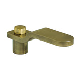 Convergent Metal Knurled Lever Handle