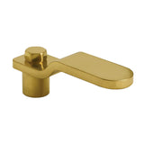 Convergent Metal Knurled Lever Handle