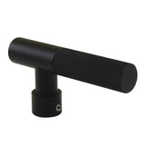 Convergent Metal Knurled Lever Handle