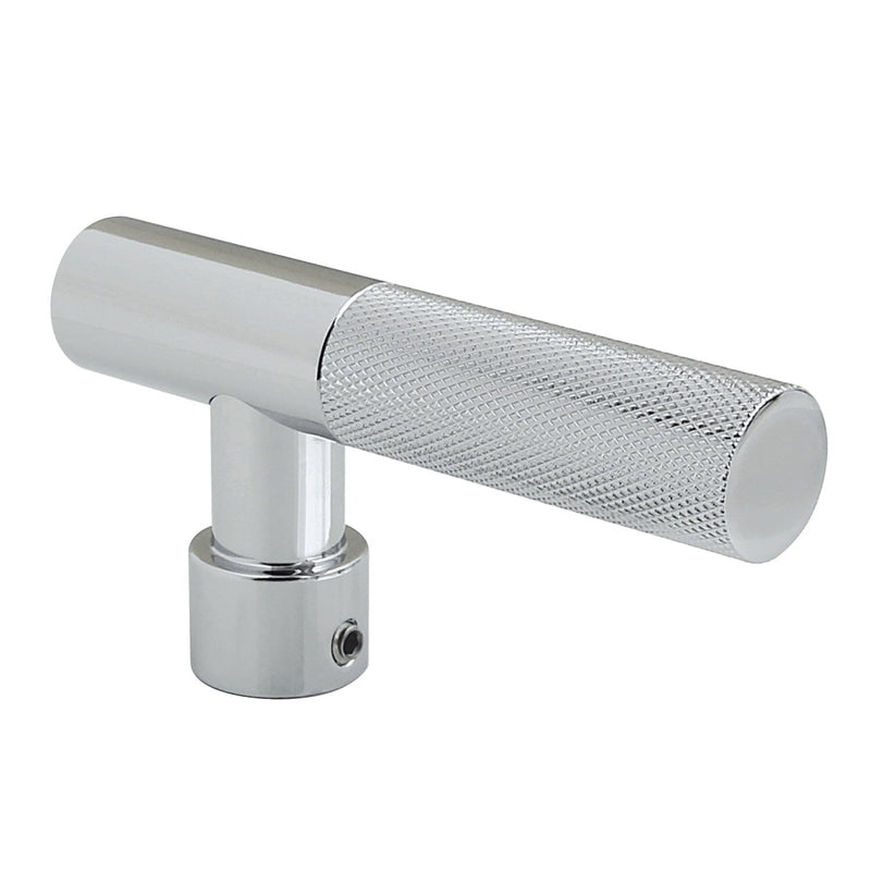 Convergent Metal Knurled Lever Handle