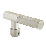 Convergent Metal Knurled Lever Handle
