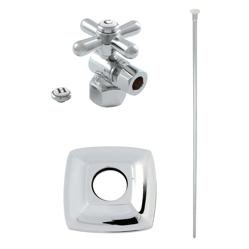 Gehry Traditional Plumbing Toilet Trim Kit with Flange