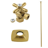 Gehry Traditional Plumbing Toilet Trim Kit with Flange