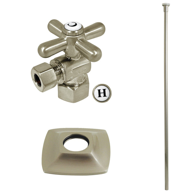 Gehry Traditional Plumbing Toilet Trim Kit with Flange