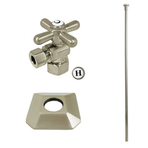 Trapeze Traditional Plumbing Toilet Trim Kit with Flange