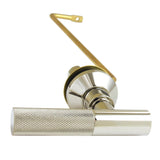 Convergent Side Mount Toilet Tank Lever with Knurled Handle