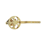 Webb Front Mount Toilet Tank Lever with Knurled Handle