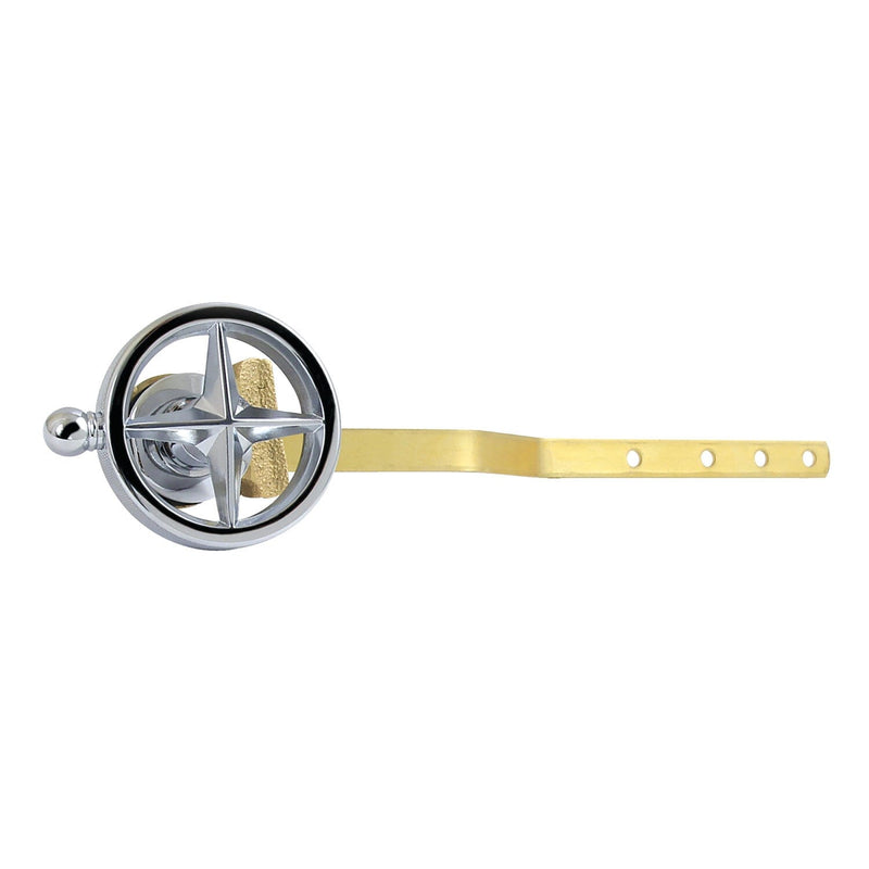 Levante Front Mount Toilet Tank Lever with Knurled Handle