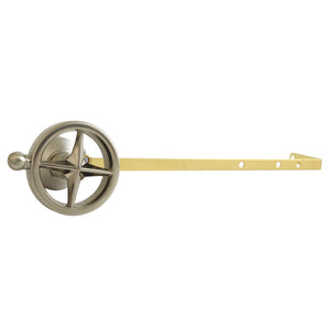 Levante Universal Front or Side Mount Toilet Tank Lever with Knurled Handle