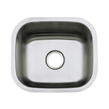 Country 18-Inch Stainless Steel Single Bowl Undermount Kitchen Sink