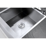 Denver 21-Inch Stainless Steel Apron-Front Single Bowl Farmhouse Kitchen Sink