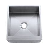 Denver 21-Inch Stainless Steel Apron-Front Single Bowl Farmhouse Kitchen Sink
