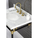 Templeton 30-Inch Carrara Marble Vanity Sink Top (8" Faucet Drillings)