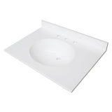Wimbeldon 31-Inch Solid Surface Vanity Top (8