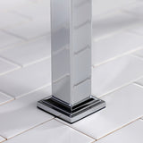 Monarch 37-Inch Ceramic Console Sink with Stainless Steel Legs (1-Hole)