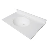 Wimbeldon 37-Inch Solid Surface Vanity Top (8