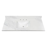 Mayorca 49-Inch Quartz Vanity Top (8" Faucet Drillings)