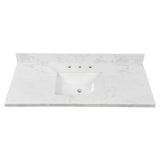 Ferrara 49-Inch Quartz Vanity Top (8" Faucet Drillings)