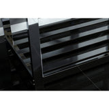 Kingston Commercial 49-Inch Stainless Steel Console Sink with Steel Base (8-Inch, 3-Hole)