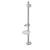 Vilbosch 24-Inch ABS Slide Bar with Soap Dish and Hand Shower Holder