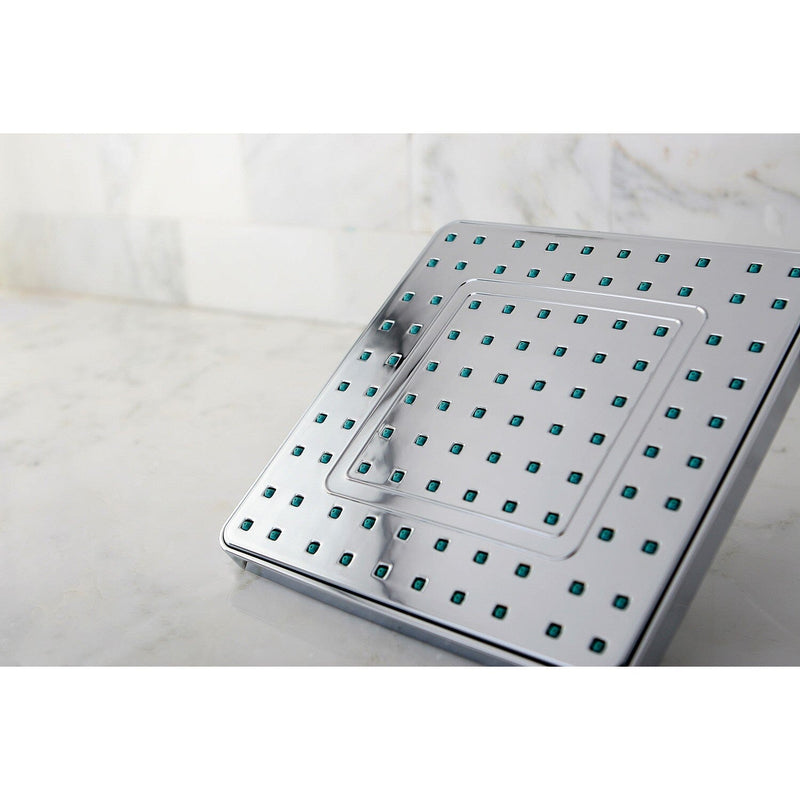 Claremont 8-Inch Square Raindrop ABS Shower Head